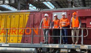 Battery-Powered Aurizon Freight Locomotive